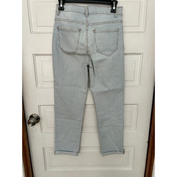 Nautical Cropped Striped Pants by Kensie Classic Stretch Women's Size 2 NWOT - Picture 5 of 10